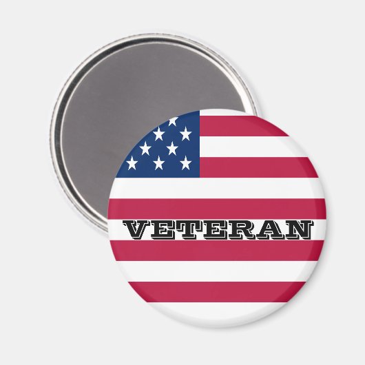 VS-Veteranenveteraan Veteraan Magneet (Voorkant / Achterkant)