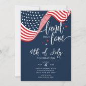 VS Viering 4 juli Feest Kaart (Voorkant)