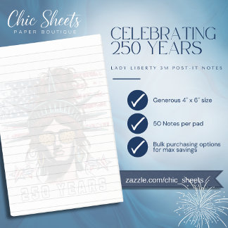 VS viert 250 jaar patriottische 3M Post-it® Notes