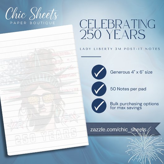 VS viert 250 jaar patriottische 3M  Post-it® Notes