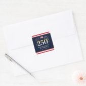 VS viert 250-jarig bestaan Vierkante Sticker (Envelop)