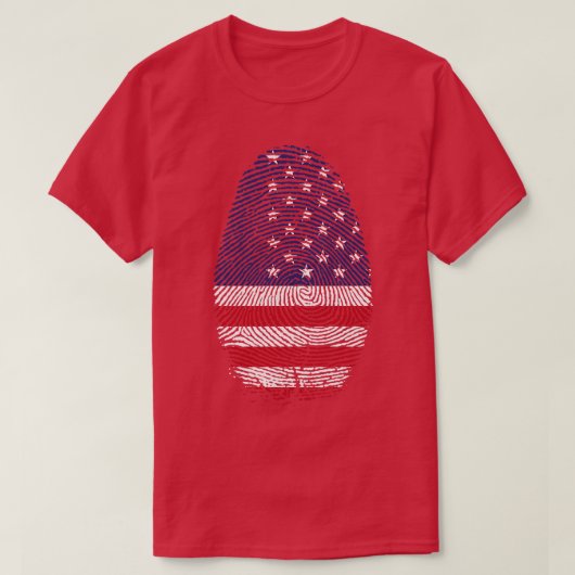 VS vingerafdruk T-shirt (Design voorkant)