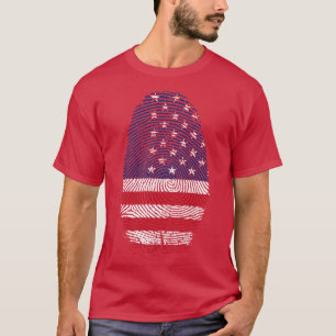 VS vingerafdruk T-shirt