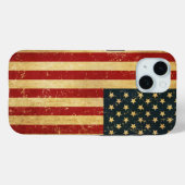 VS Vintage Grunge Vlag Case-Mate iPhone Case (Achterkant (horizontaal))