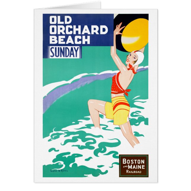 VS Vintage Travel Poster teruggezet (Voorkant)