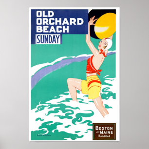 VS Vintage Travel Poster teruggezet