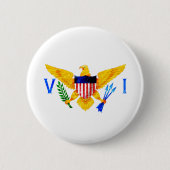 VS VIRGIN-EILANDEN VLAG RONDE BUTTON 5,7 CM (Voorkant)