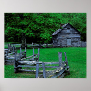 VS, Virginia, Blue Ridge Parkway, De Puckett Poster