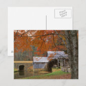 VS, Virginia, Blue Ridge Parkway, Herfst Briefkaart (Voorkant / Achterkant)