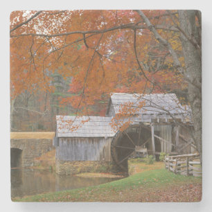 VS, Virginia, Blue Ridge Parkway, Herfst Stenen Onderzetter