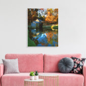 VS, Virginia, Blue Ridge Parkway, Mabry Mill Canvas Afdruk (Insitu (Woonkamer))