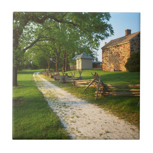 VS, Virginia, Fairfax County, Sully Plantation Tegeltje (Voorkant)