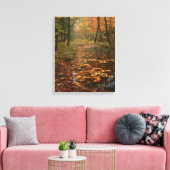 VS, Virginia, herfst in Douthat State Park Canvas Afdruk (Insitu (Woonkamer))