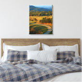 VS, Virginia, Patrick County, The Blue Ridge Canvas Afdruk (Insitu (Slaapkamer))