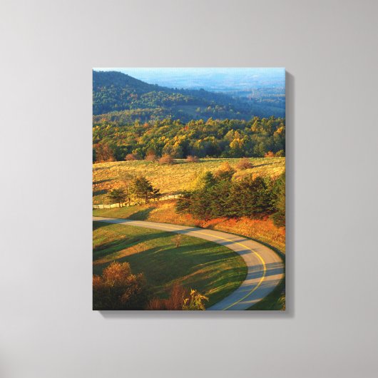 VS, Virginia, Patrick County, The Blue Ridge Canvas Afdruk (Voorkant)
