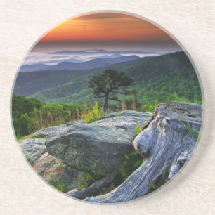 VS, Virginia, Shenandoah National Park. Zandsteen Onderzetter