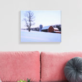 VS, Virginia, Shenandoah-vallei, Schuur Canvas Afdruk (Insitu (Woonkamer))