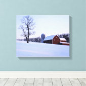VS, Virginia, Shenandoah-vallei, Schuur Canvas Afdruk (Insitu (Houten vloer))