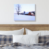 VS, Virginia, Shenandoah-vallei, Schuur Canvas Afdruk (Insitu (Slaapkamer))