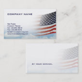 VS Visitekaartje Red White & Blue w/ sky (Voorkant / Achterkant)