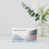 VS Visitekaartje Red White & Blue w/ sky (Staand voorkant)