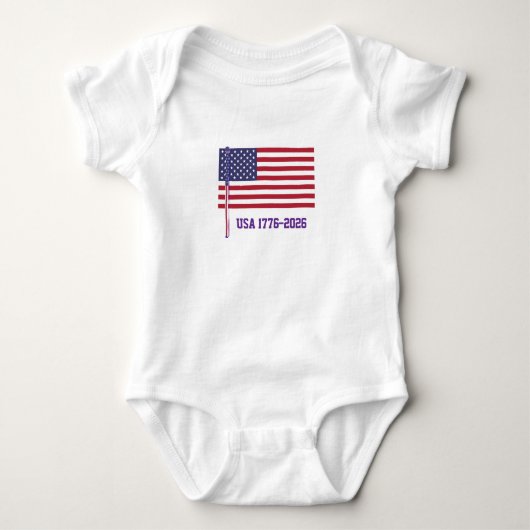 VS-VLAG 1776-2026 Jubileum Romper (Voorkant)