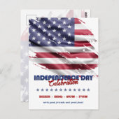 VS vlag 4e uitnodiging van partij juli (Voorkant / Achterkant)