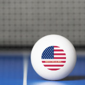 VS vlag Amerikaanse patriottische taennis beer pin Pingpongbal (Net)