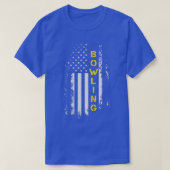 VS vlag Bowling American vlag Bowling T T-shirt (Design voorkant)