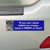 VS-vlag, Bumpersticker (Op auto)