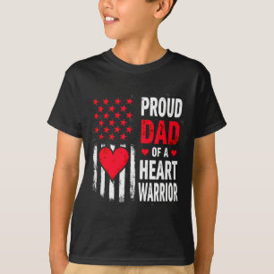 VS Vlag CHD-bewustzijn Trots vader van een hartkri T-shirt