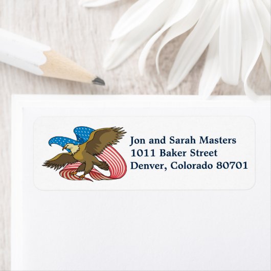 VS Vlag Eage Return Adres Label (Insitu)