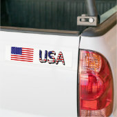 VS Vlag en overlay afwezig Bumpersticker (Op Truck)