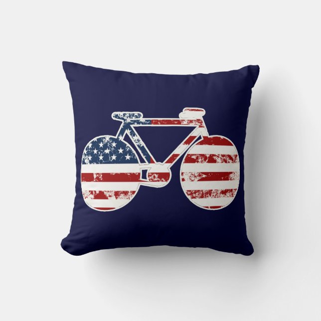 vs vlag fietsensportdecor kussen (Voorkant)