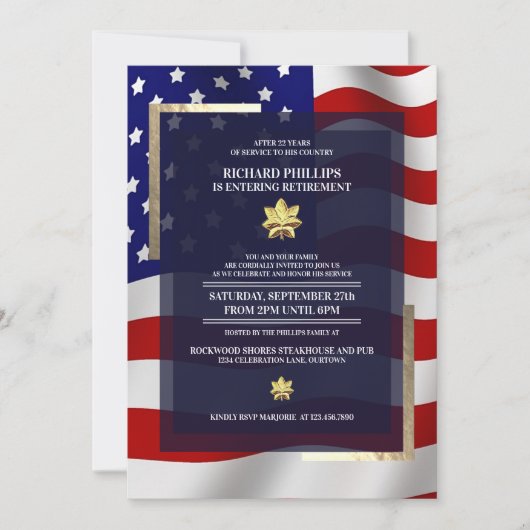 VS-vlag/goudeiken Leaf Kaart (Voorkant)