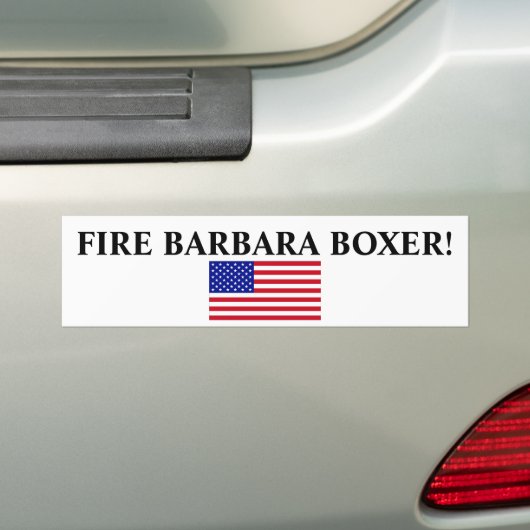 VS-Vlag-Grote, BRANDBARA BOXER. Bumpersticker (Op auto)