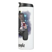 *~* VS Vlag Grunge Off Road SUV AP16 Eagle Thermosbeker (Geroteerd rechts)