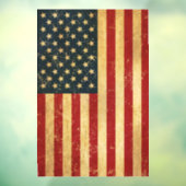 VS vlag Grunge Raamsticker (Vel 3)
