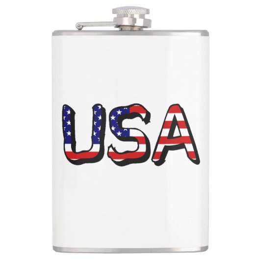 VS-vlag Heupfles (Voorkant)