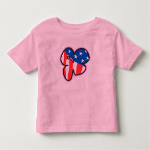 VS Vlag Hibiscus Baby's & Peuter T-shirts