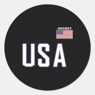 VS vlag hockey team koele speler apparatuur kledin Ronde Sticker