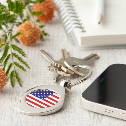 VS Vlag iccnt Sleutelhanger (Zijkant)