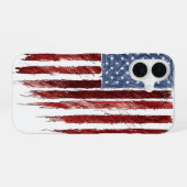 VS-vlag iPhone 16 Hoesje (Achterkant horizontaal)