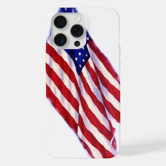 VS-vlag iPhone Hoesje (Achterkant)