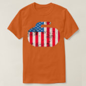  VS vlag-krullingskruller voor krullende va T-shirt (Design voorkant)