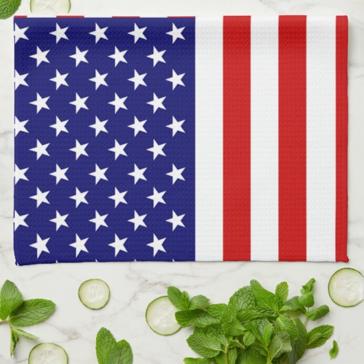 VS Vlag ktcnt Theedoek (Gevouwen)