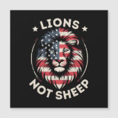 VS VLAG, LEEUWEN NIET SCHAPEN (Voorkant)