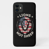 VS VLAG, LEEUWEN NIET SCHAPEN Case-Mate iPhone CASE (Achterkant)