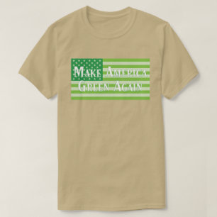 VS vlag maakt Amerika weer groen T-shirt