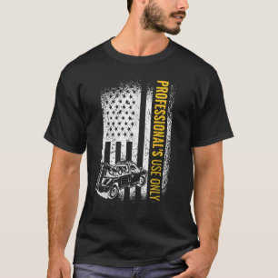 VS Vlag mannen vrachtwagenchauffeur 4 zh juli tow  T-shirt